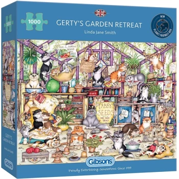 Gerty's Garden Retreat Jigsaw Puzzle - 1000 Pieces