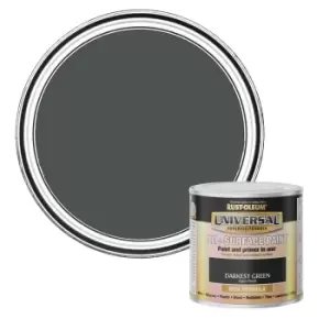 Rust-Oleum Universal Paint Satin Darkest Green 250ml