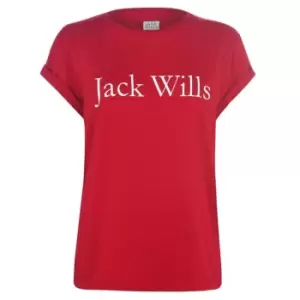 Jack Wills Forstal Heritage T-Shirt - Red