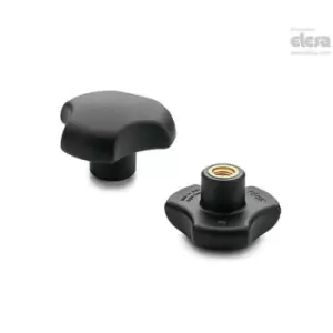 ELESA Solid knob-VTT.40-B-M8