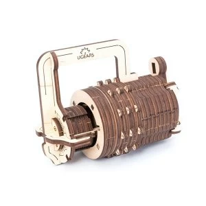 Combination Lock UGears 3D Wooden Model Kit