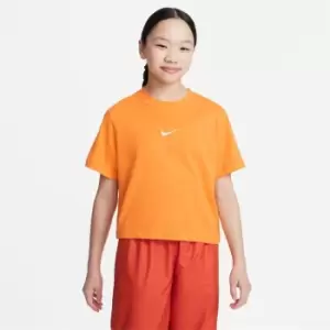 Nike Sportswear Big Kids (Girls') T-Shirt - Orange