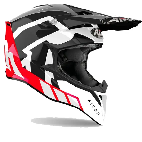 Airoh Wraaap Reloaded Red Black Offroad Helmet L