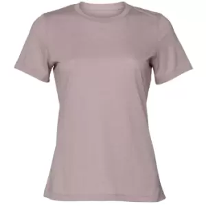 Bella + Canvas Womens/Ladies Heather Relaxed Fit T-Shirt (XL) (Pink Gravel)