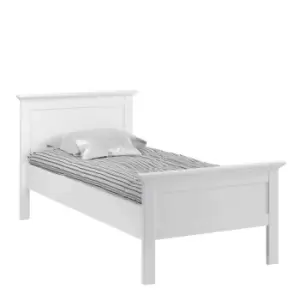 Paris Single Bed (90 X 200) In White