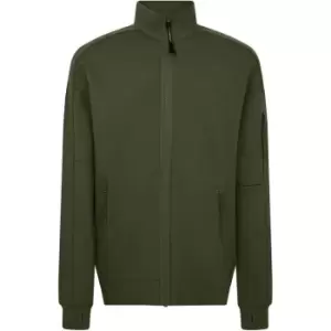 CP COMPANY Full Zip Fleece Sweatshirt - Green