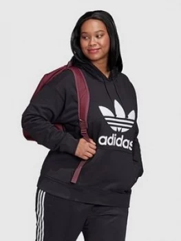 Adidas Originals Plus Trefoil Hoodie - Black