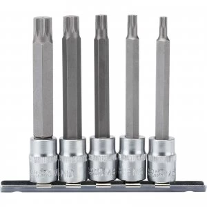 Draper 7 Piece 3/8" Drive Spline Socket Bit Set 3/8" 100mm