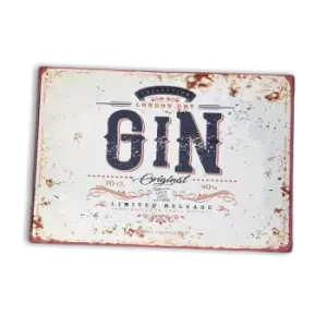 Retro Advertising London Dry Gin Vintage Metal Sign