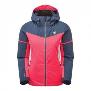 Dare2B Enclave Waterproof Ski Jacket - NeonPk/DkDnm