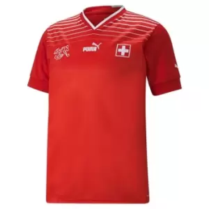 Puma Switzerland Home Shirt 2022/2023 Mens - Red