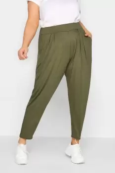 Double Pleat Harem Trousers