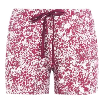 Biba Jersey Pyjama Shorts - Leopard Rose