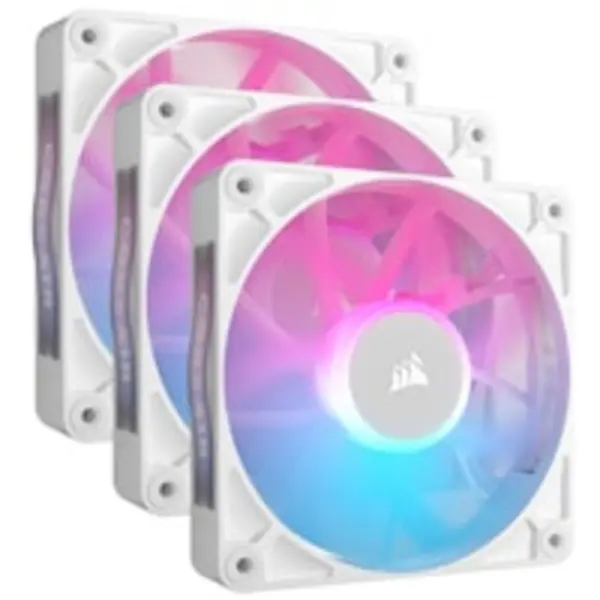 CORSAIR iCUE LINK RX120 RGB 120mm PWM Fans Starter Kit - White