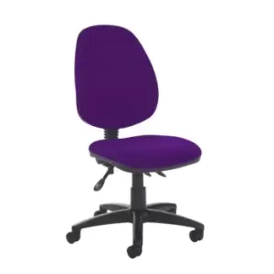 Dams MTO Jota High Back Asynchro Operators Chair with No Arms - Blizzard Grey