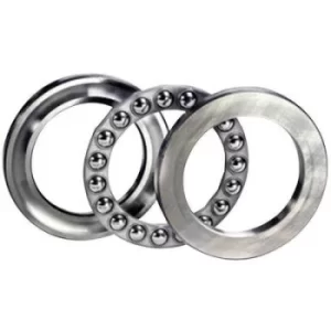 UBC Bearing 51106 Deep groove ball bearing (axial) Outside diameter: 47mm Rotational speed (max.): 4500 U/min