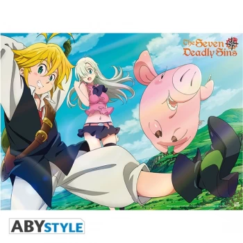 The Seven Deadly Sins - Meliodas & Elizabeth Small Poster