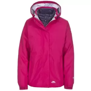 Trespass Womens/Ladies Trailwind Waterproof 3-In-1 Jacket (XS) (Cerise)