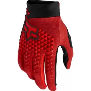 Fox Defend Full Finger Glove - Red