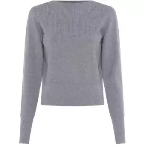 French Connection Juniper Knit Boat Neck Jumper - Grey