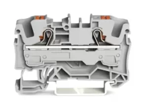 Wago 2206-1201 Terminal Block, Dinrail, 2Ways, 8Awg