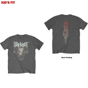 Slipknot - Infected Goat Kids 7 - 8 Years T-Shirt - Grey