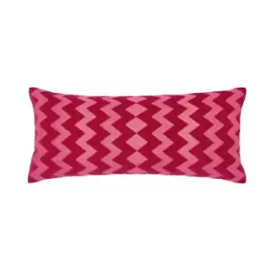 Sanderson Very Rose & Peony Cushion 70cm x 30cm, Red