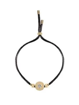 Radley Ladies Sterling Silver 18Ct Gold Plated Silky Cord Bracelet