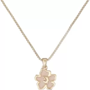 Ted Baker Lilea Magnolia Lillifora Small Enamel Pendant Necklace