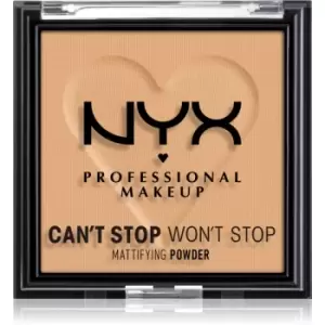 NYX Professional Makeup Can't Stop Won't Stop Mattifying Powder Mattifying Powder Shade 05 Golden 6 g