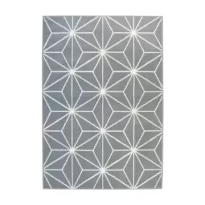 Homemaker Maestro Star Rug Grey 120X170Cm