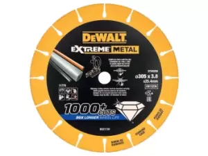 DEWALT Extreme Diamond Metal Cutting Disc 300mm