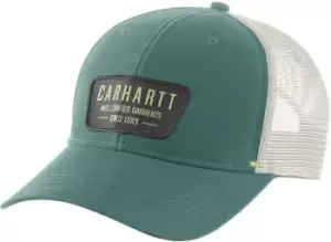 Carhartt Mesh-Back Crafted Patch Cap, turquoise, turquoise, Size One Size