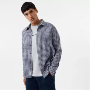 Jack Wills Small Check Flannel Shirt - Blue