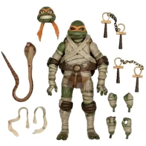 NECA TMNT x Universal Monsters Michelangelo as The Mummy Ultimate 7" Action Figure