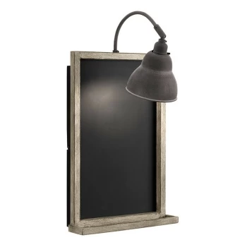 Elstead - Chalkboard Sconce - Chalkboard Wall Light, Weathered Zinc