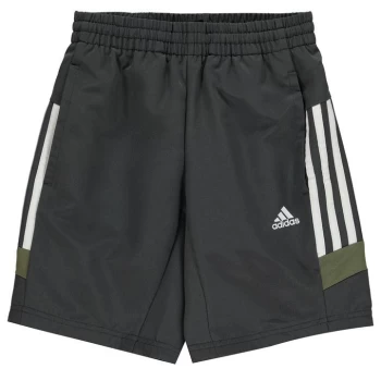 adidas Tri-Coloured Shorts Junior Boys - Grey