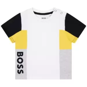 Boss Logo Tee Infants - White