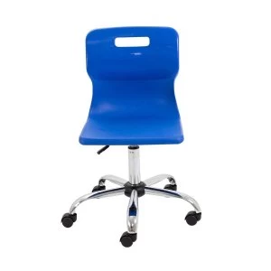 TC Office Titan Swivel Senior Chair with Castors 435-525mm, Blue