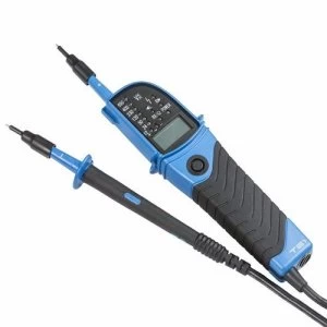 KnightsBridge CAT III IP64 2 Pole Voltage Tester - LED and LCD Display