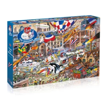 Gibsons I Love the Weekend Jigsaw Puzzle - 1000 pieces