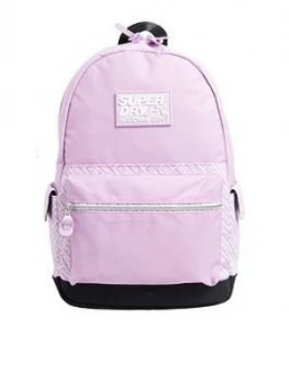 Superdry Block Edition Montana Rucksack, Pink, Women