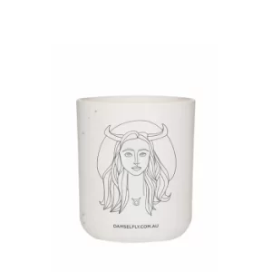 Damselfly Zodiac Taurus Zodiac Candle 300g