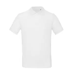 B&C Mens Inspire Polo (3XL) (White)