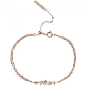 Rainbow Bee Chain Rose Gold Bracelet