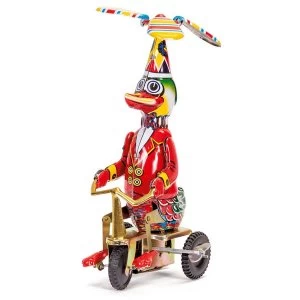 Duck Figure on a Bike Toy