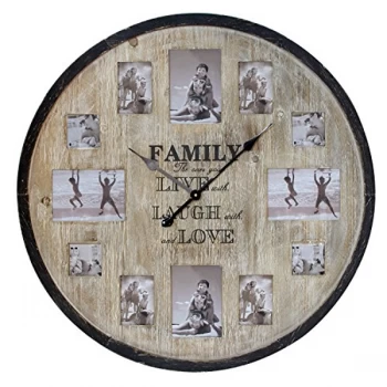 Hometime Wooden Multi Aperture Frame - Family