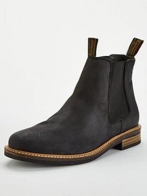 Barbour Farsley Chelsea Boots Black Size 6 Men