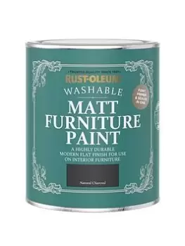 Rust-Oleum Matt Furniture Paint Natural Charcoal 750Ml