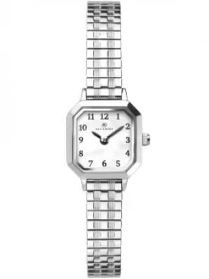 Accurist Ladies Stainless Steel Octagon White Dial Expandable...